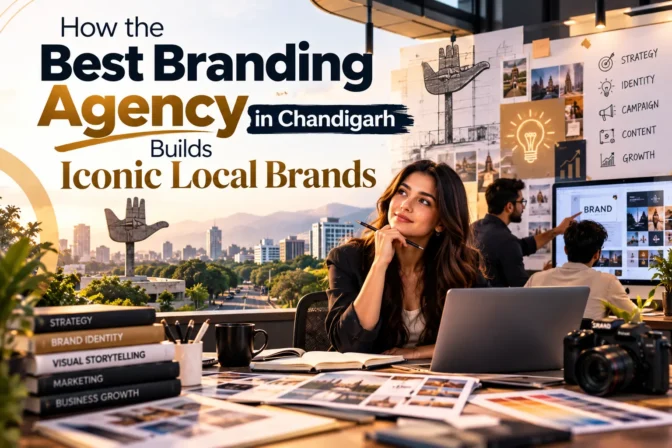 How the Best Branding Agency in Chandigarh Builds Iconic Local Brands